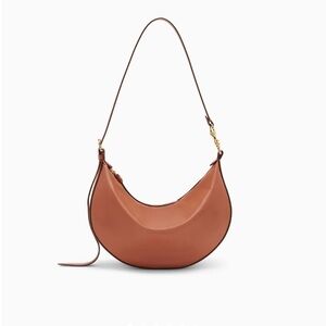 Ulla Johnson Twyla Crescent Bag Small Hobo Sierra Brown